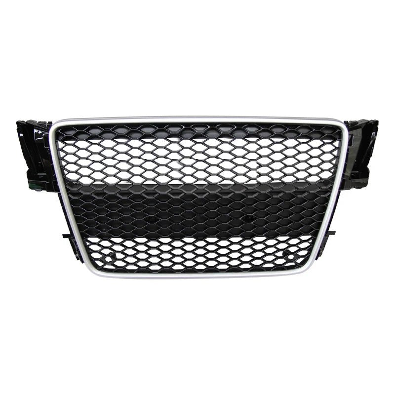 RS5 Style Front Sport Hex Mesh Honeycomb Hood Grill A5 S5 Gloss Black Grill for Audi A5 S5 B8 2008 2009 2010 2011 2012 - Cozy & Co. Market