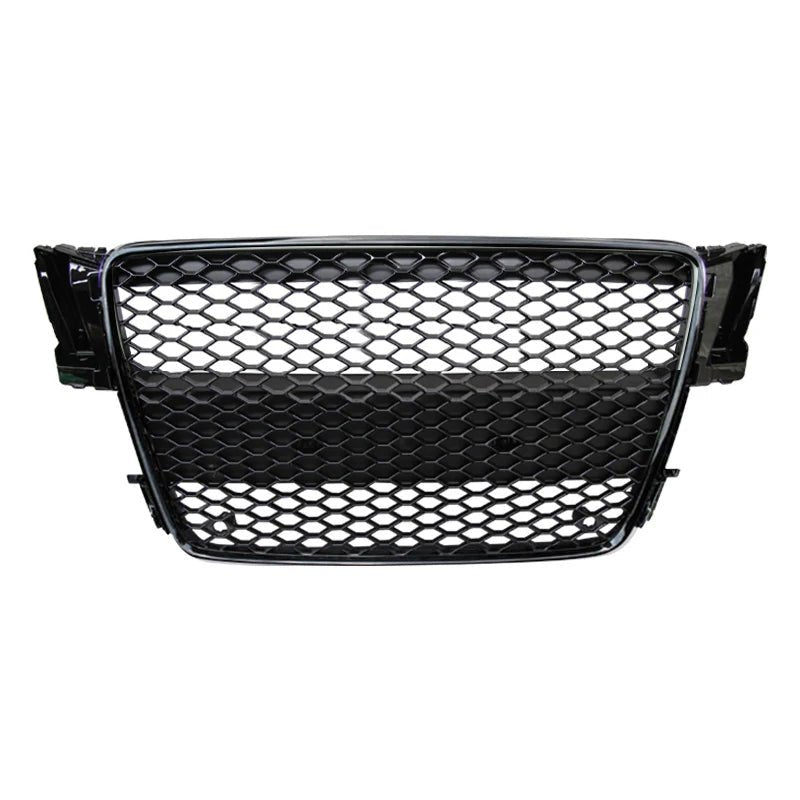 RS5 Style Front Sport Hex Mesh Honeycomb Hood Grill A5 S5 Gloss Black Grill for Audi A5 S5 B8 2008 2009 2010 2011 2012 - Cozy & Co. Market
