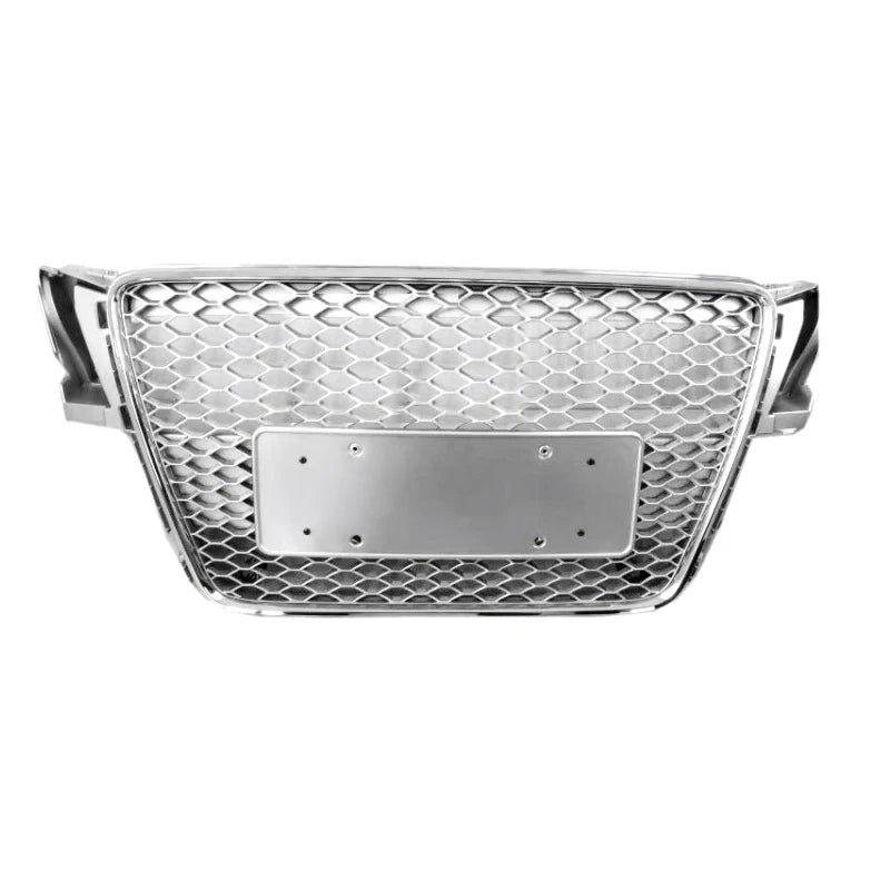 RS5 Style Front Sport Hex Mesh Honeycomb Hood Grill A5 S5 Gloss Black Grill for Audi A5 S5 B8 2008 2009 2010 2011 2012 - Cozy & Co. Market