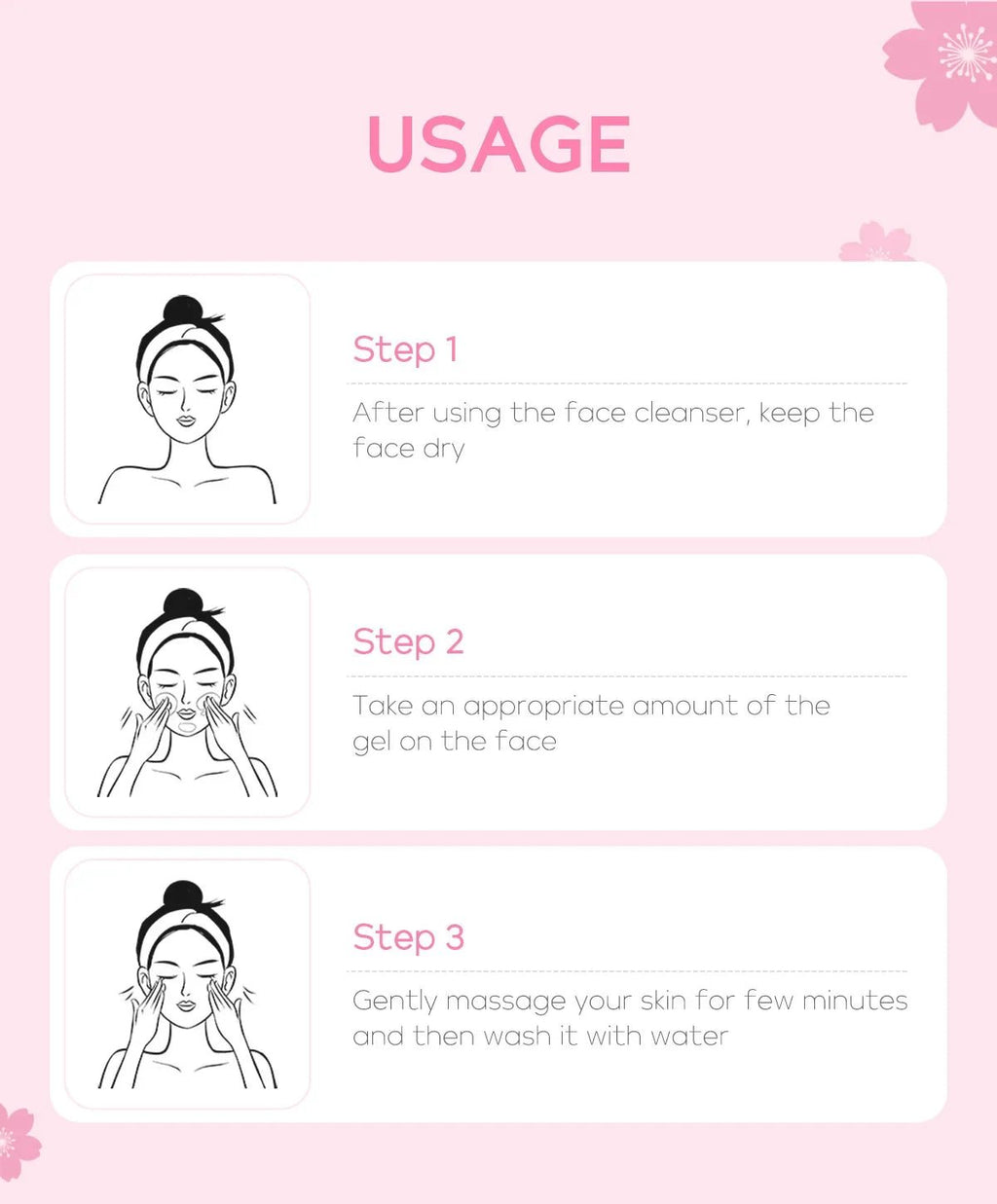 Sakura Face Deep Cleaning Exfoliating Gel Skin Care Whitening Moisturizer Repair Facial Scrub Skin Care 60g - Cozy & Co. Market