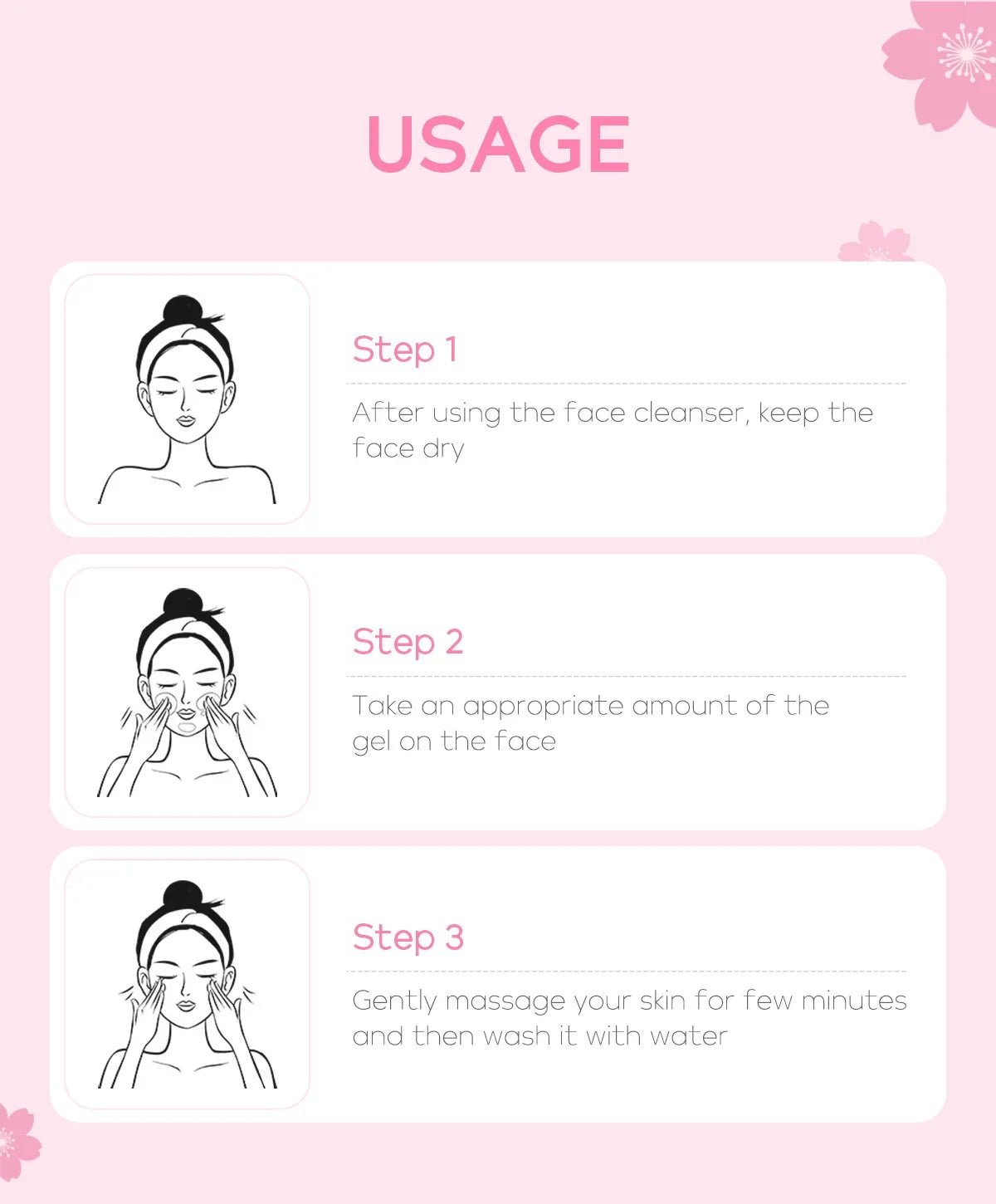 Sakura Face Deep Cleaning Exfoliating Gel Skin Care Whitening Moisturizer Repair Facial Scrub Skin Care 60g - Cozy & Co. Market