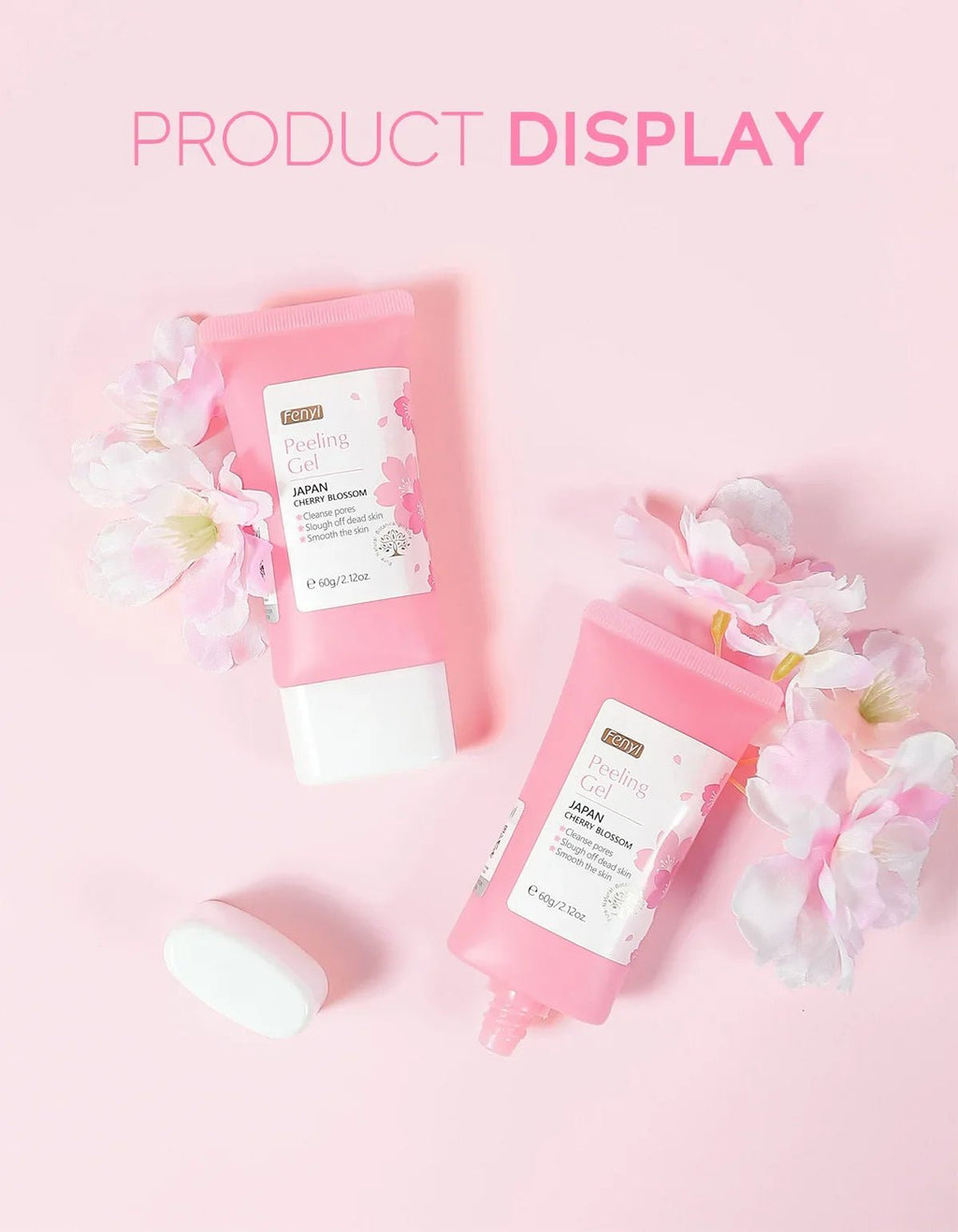Sakura Face Deep Cleaning Exfoliating Gel Skin Care Whitening Moisturizer Repair Facial Scrub Skin Care 60g - Cozy & Co. Market