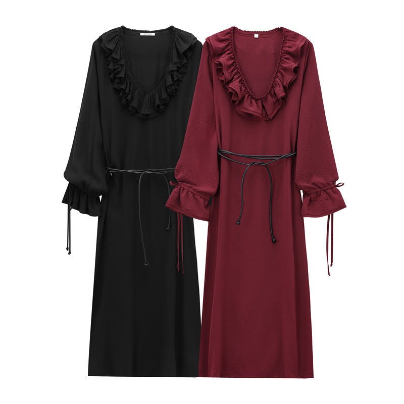 Saw Aliexpress Independent Site Women's European and American Style Fashionable Elegant Layered Decorative Midi Dress 2678247 - Cozy & Co. Market