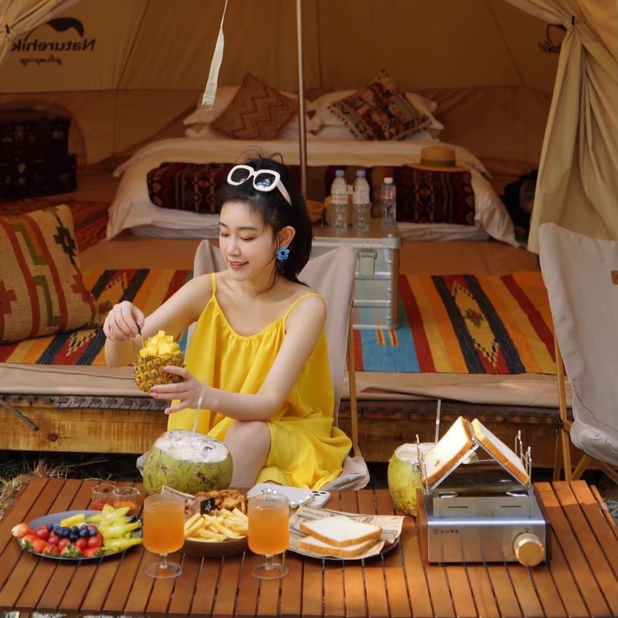 Seaside Photo Super Fairy Yellow Sling dress Yunnan Sanya Travel Wear Long Dress Holiday Backless Fairy Dress - Cozy & Co. Market