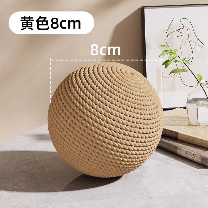 Sisal Cat Scratching Ball Toy — Teeth Cleaning & Anti-Bite - Cozy & Co. Market
