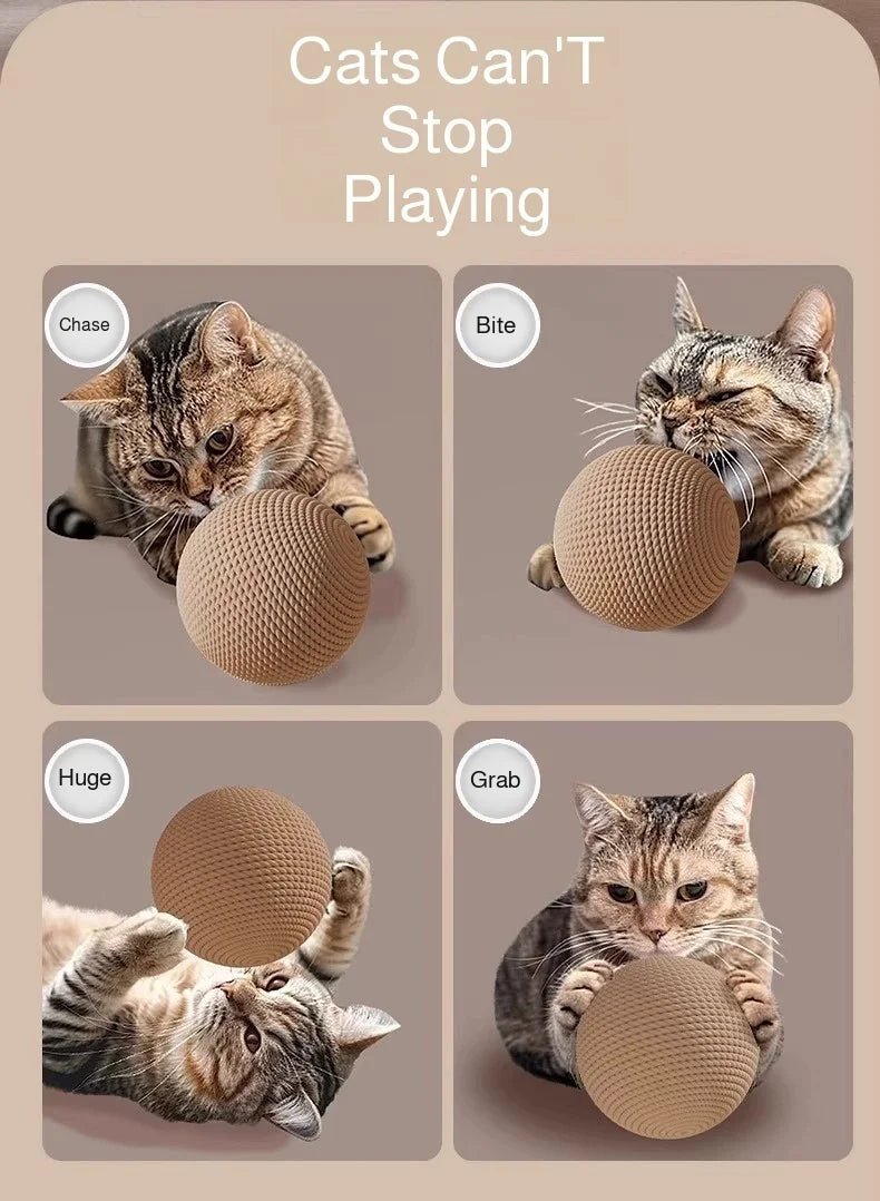 Sisal Cat Scratching Ball Toy — Teeth Cleaning & Anti-Bite - Cozy & Co. Market