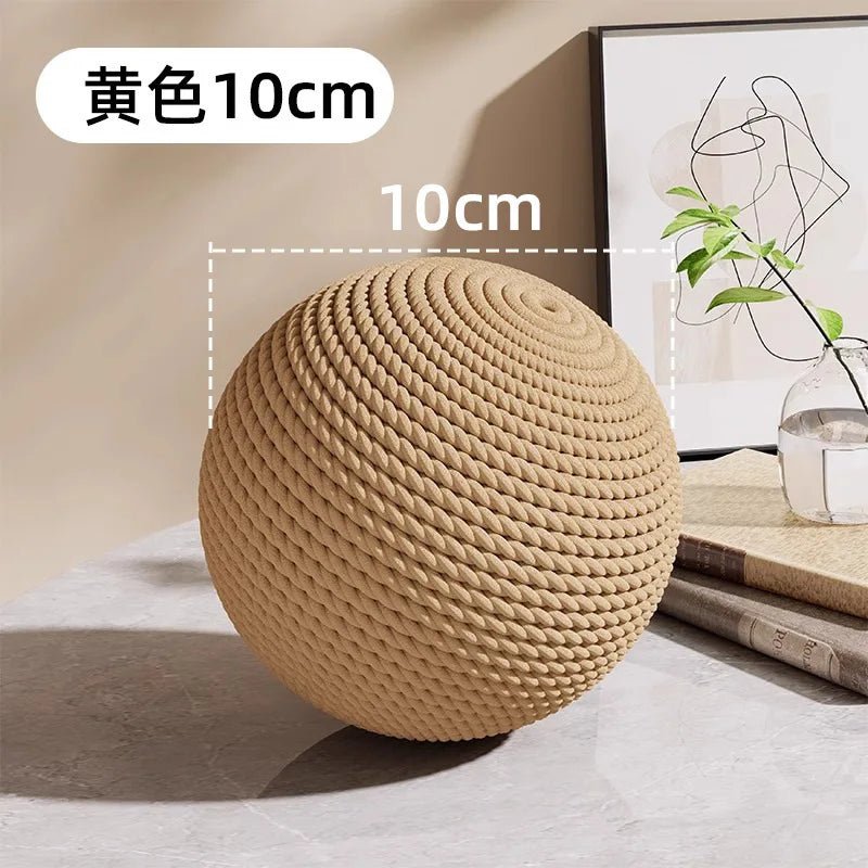 Sisal Cat Scratching Ball Toy — Teeth Cleaning & Anti-Bite - Cozy & Co. Market