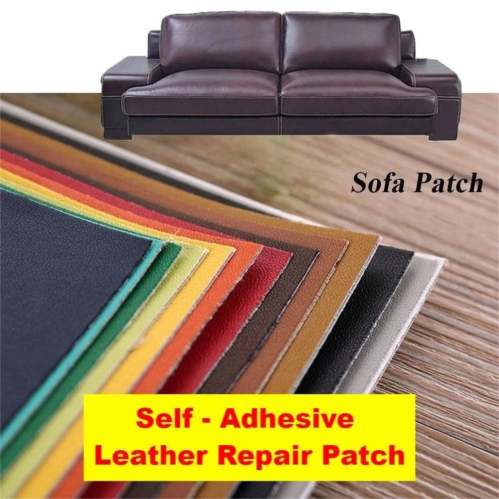 Sofa Car Seat Leather Repair Self-adhesive Patch Sticker DIY Cutting Multi-color Artificial Leather Repair Patch - Cozy & Co. Market