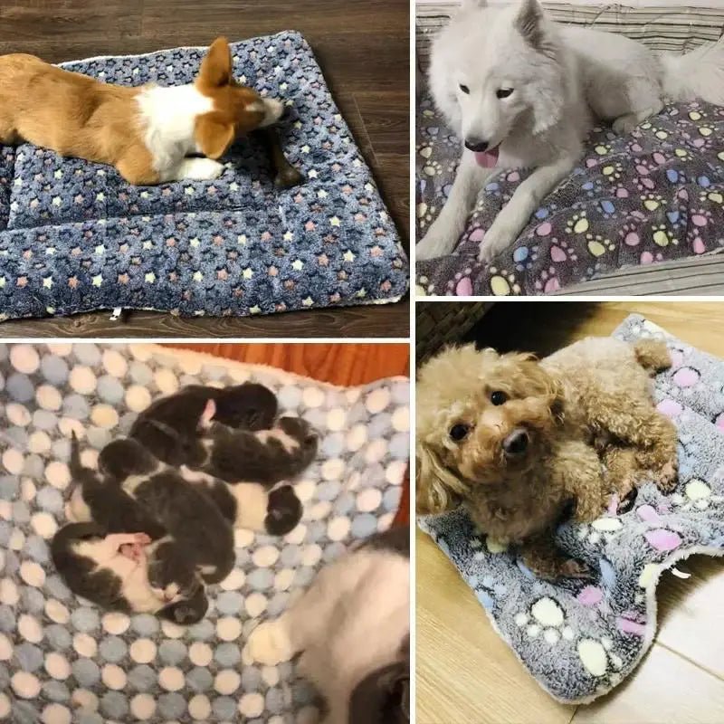 Soft Fleece Pet Sleeping Mat — Washable Dog & Cat Bed Blanket - Cozy & Co. Market