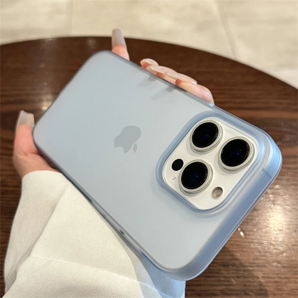 Soft Matte Candy Transparent Phone Case For iPhone 17 16 15 14 Pro Max Plus 13 12 11 XR Shockproof Silicone Bumper Cover - Cozy & Co. Market