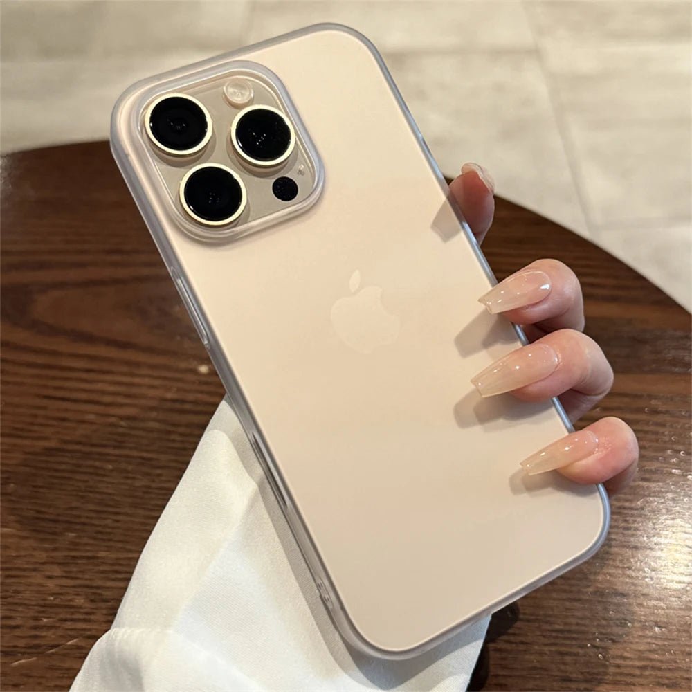 Soft Matte Candy Transparent Phone Case For iPhone 17 16 15 14 Pro Max Plus 13 12 11 XR Shockproof Silicone Bumper Cover - Cozy & Co. Market