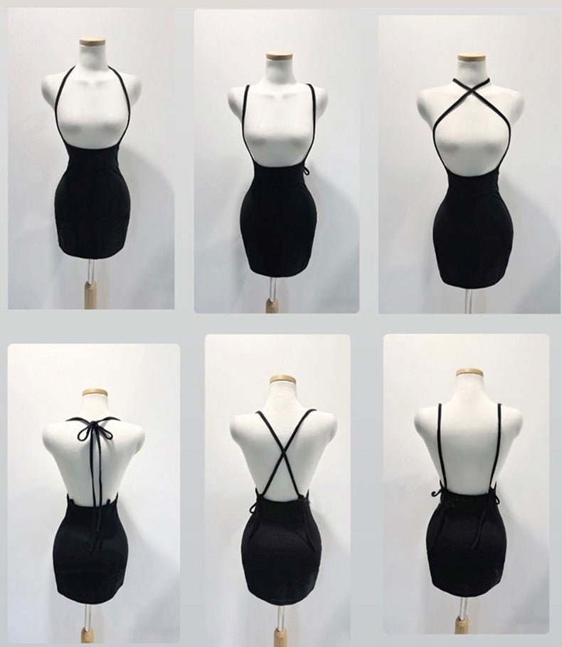 South Korea Dongdaemun New Shine Figure ~ Sexy Feminine Neck Bag Hip Outer Strap Skirt Korean Style - Cozy & Co. Market