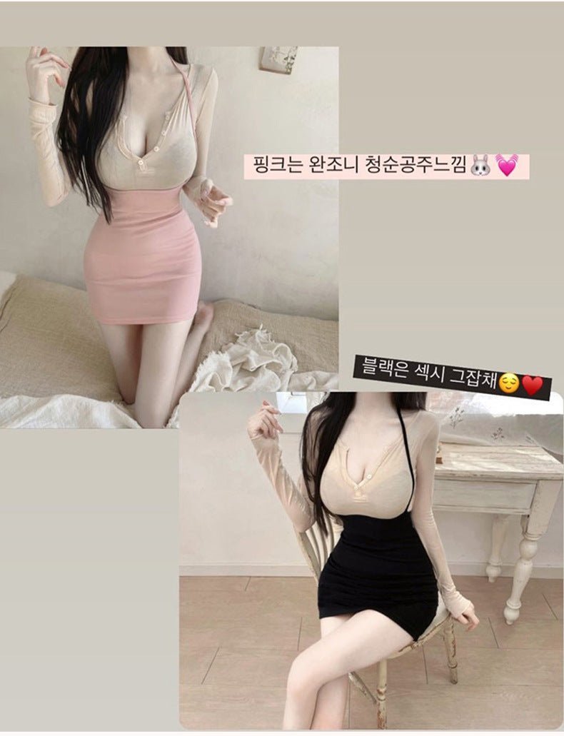 South Korea Dongdaemun New Shine Figure ~ Sexy Feminine Neck Bag Hip Outer Strap Skirt Korean Style - Cozy & Co. Market