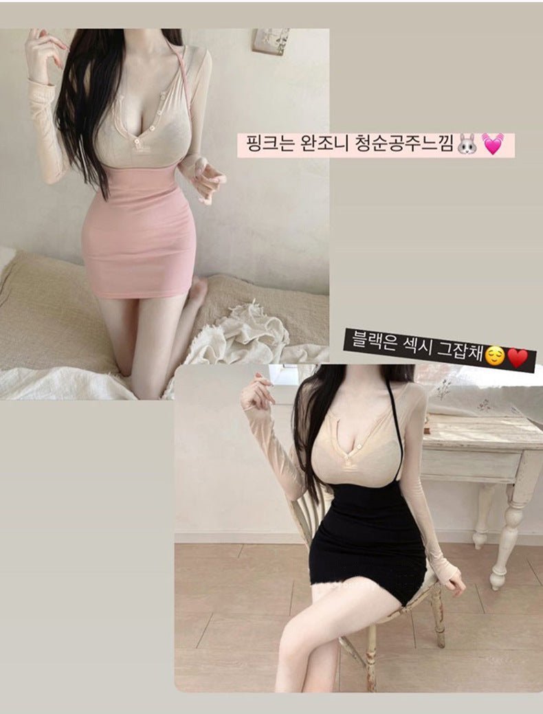 South Korea Dongdaemun New Shine Figure ~ Sexy Feminine Neck Bag Hip Outer Strap Skirt Korean Style - Cozy & Co. Market