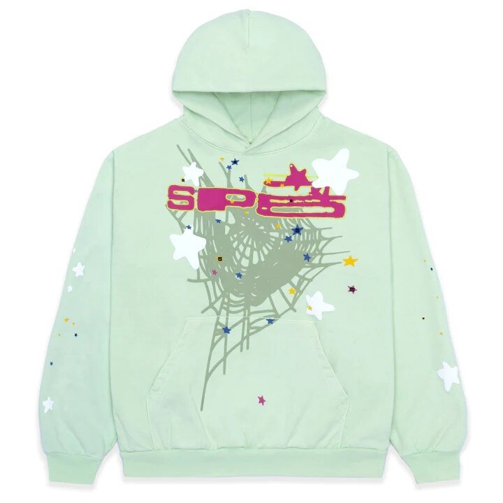 Spider Letter Prints Hoodies - Cozy & Co. Market