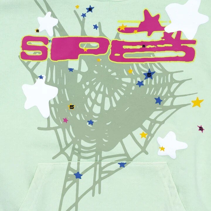 Spider Letter Prints Hoodies - Cozy & Co. Market