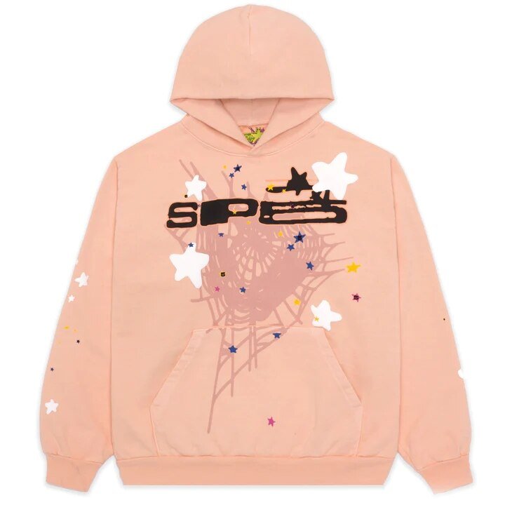 Spider Letter Prints Hoodies - Cozy & Co. Market
