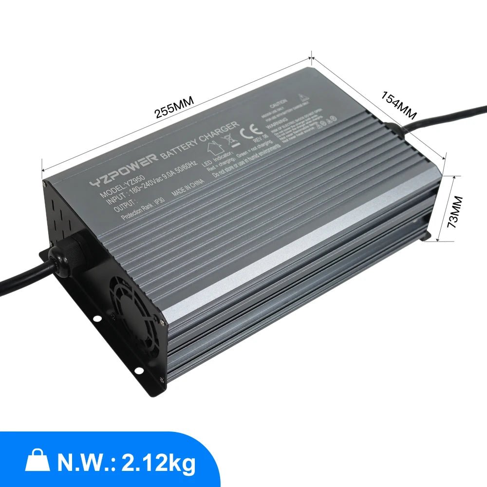 Spot Goods YZPOWER High Quality 14.6V 50A 4S 12V Lifepo4 Lithium Battery Charger Electric Scooter Battery OTP OVP Protection - Cozy & Co. Market