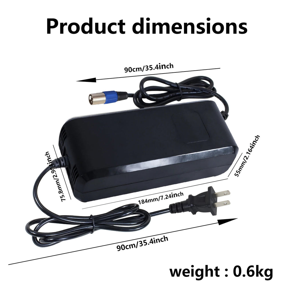 Spot Goods YZPOWER High Quality 54.6V 4A 13S Lithium Battery Charger for Electric Scooters with OTP OVP Protection First Choice - Cozy & Co. Market