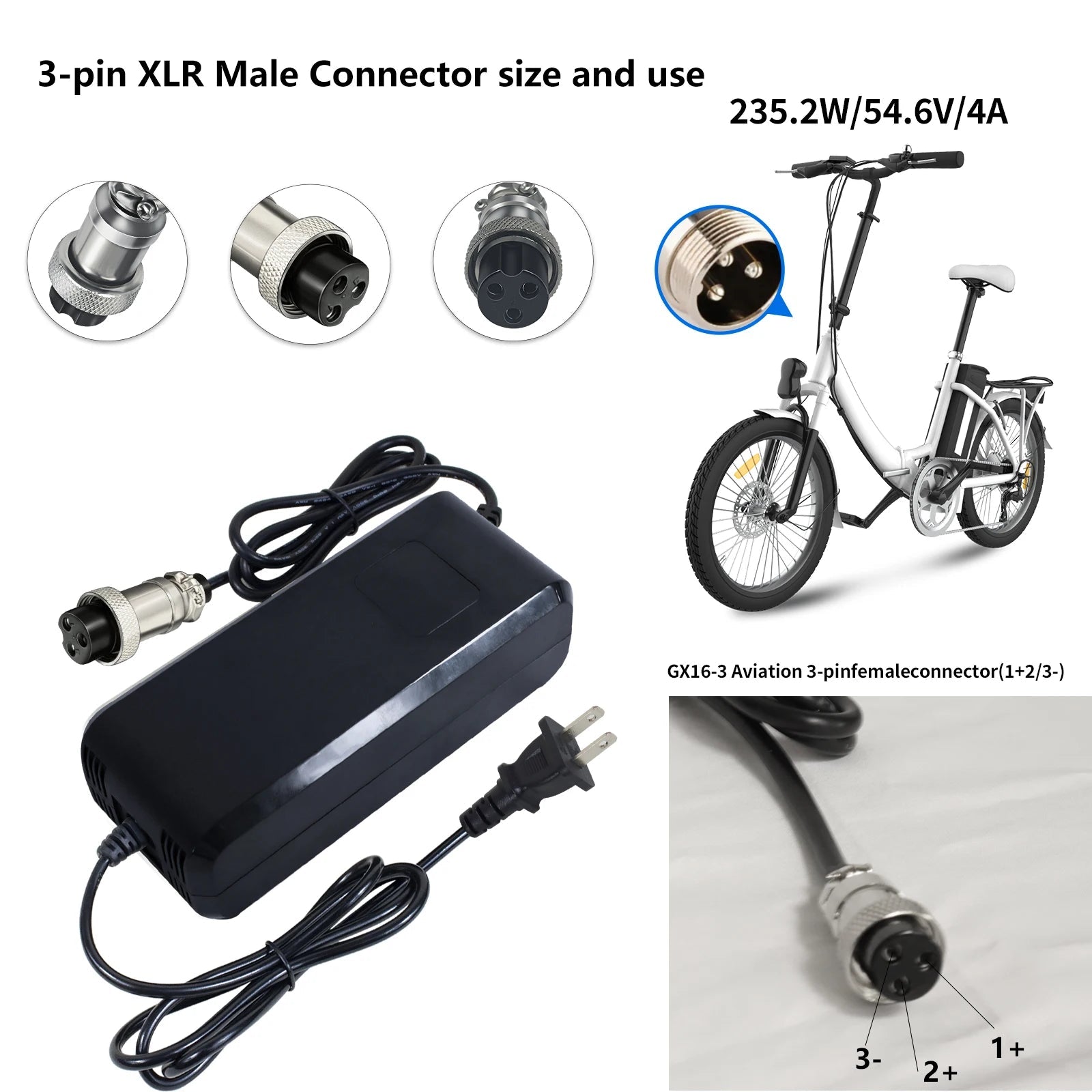 Spot Goods YZPOWER High Quality 54.6V 4A 13S Lithium Battery for Electric Scooters with OTP OVP Protection and First Charger - Cozy & Co. Market