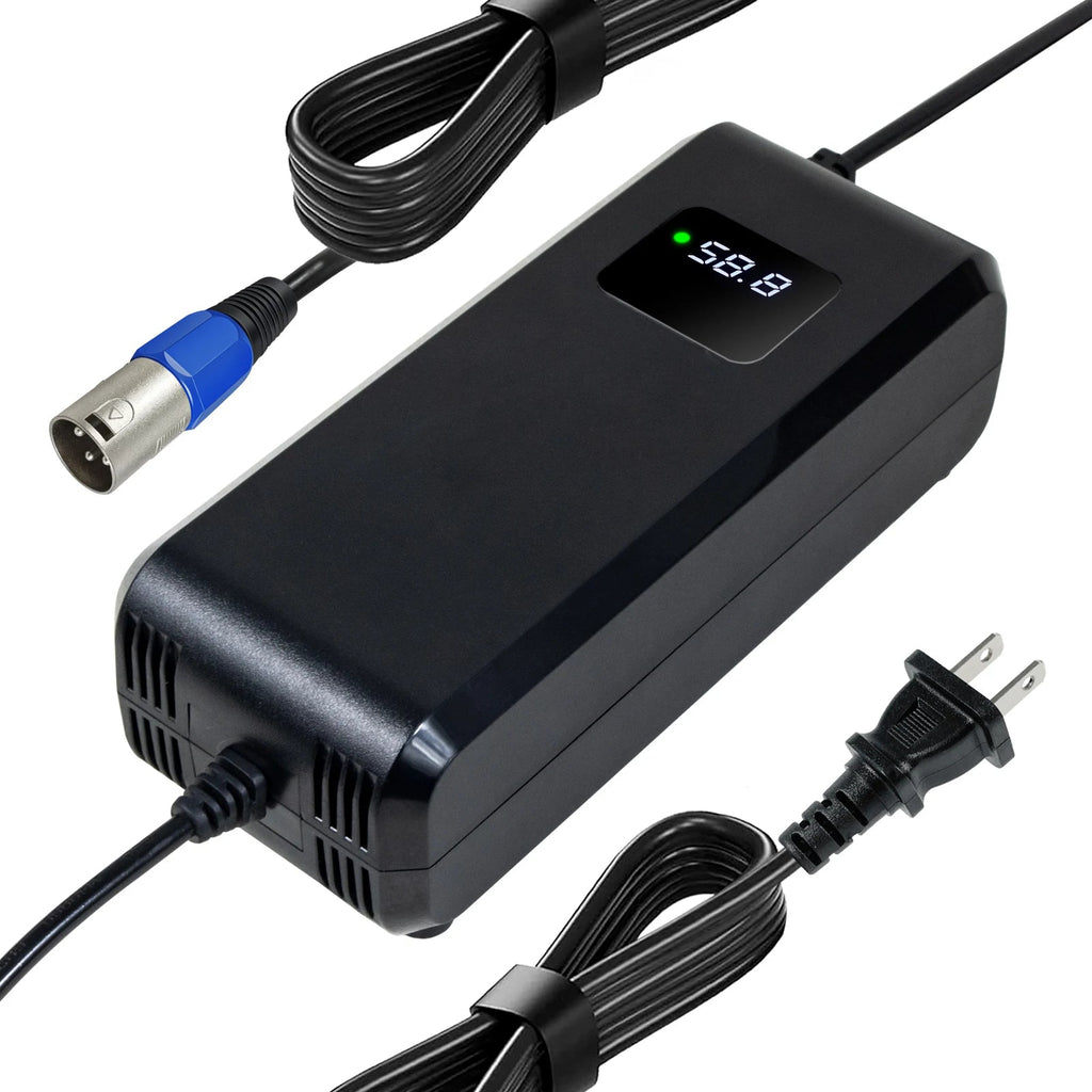 Spot Goods YZPOWER High Quality 58.8V 4A 14S Lithium Battery Charger for Electric Scooters with OTP OVP Protection First Choice - Cozy & Co. Market