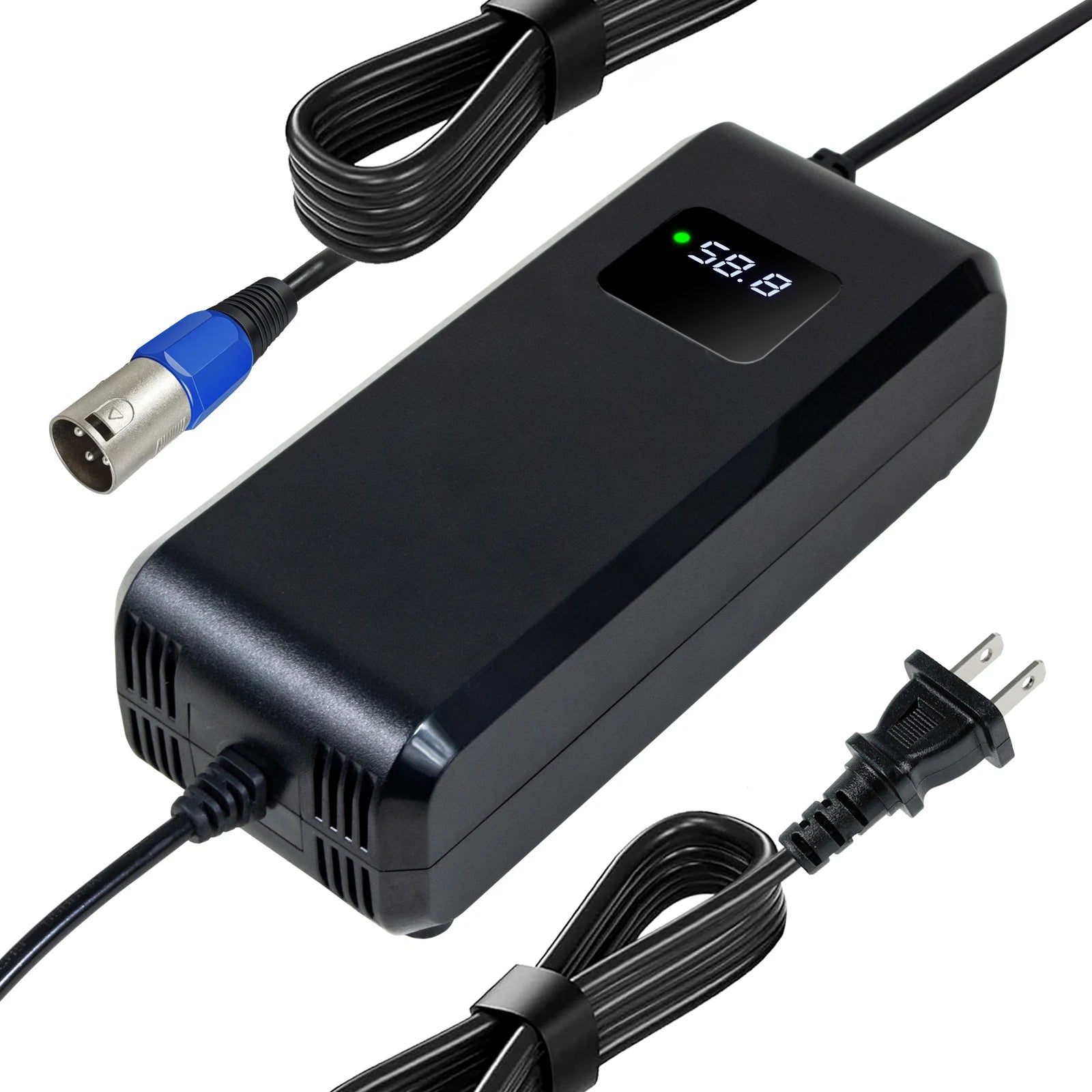 Spot Goods YZPOWER High Quality 58.8V 4A 14S Lithium Battery Charger for Electric Scooters with OTP OVP Protection First Choice - Cozy & Co. Market
