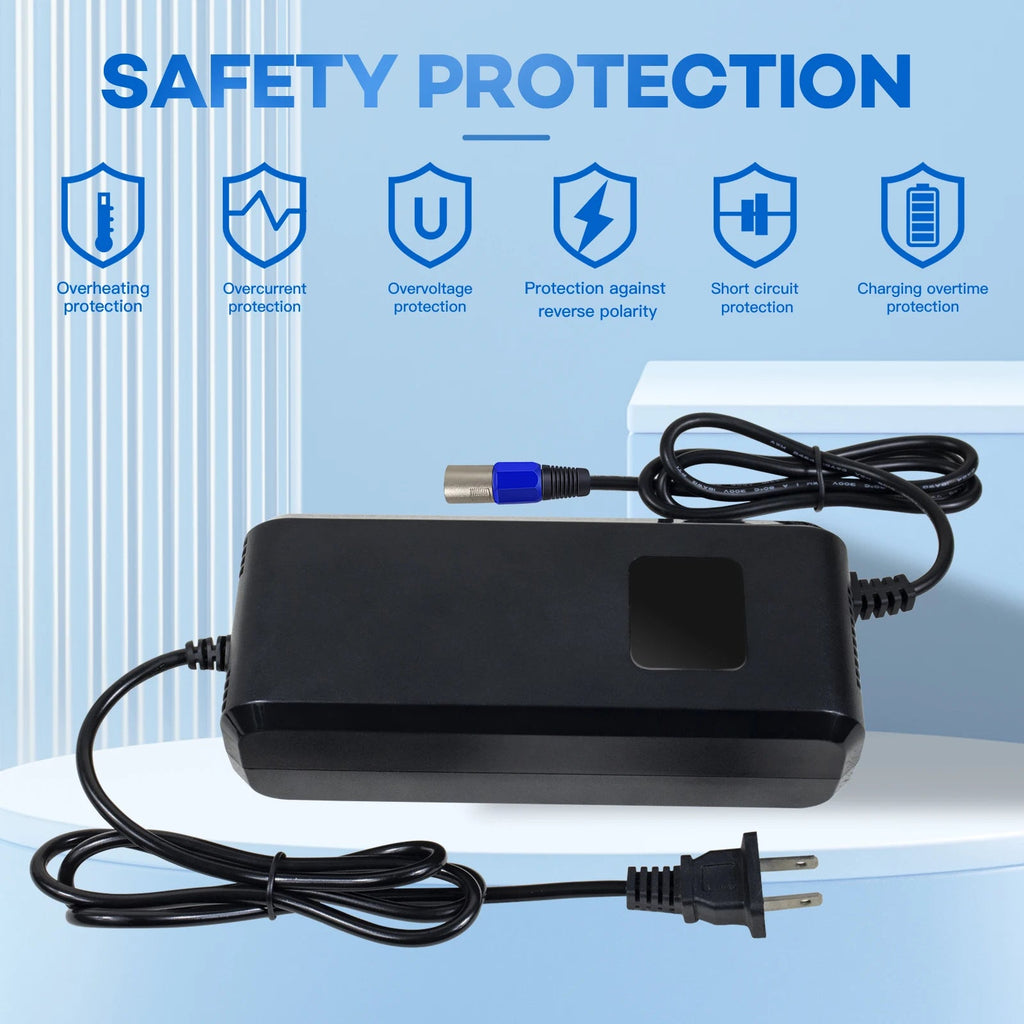 Spot Goods YZPOWER High Quality 58.8V 4A 14S Lithium Battery Charger for Electric Scooters with OTP OVP Protection First Choice - Cozy & Co. Market
