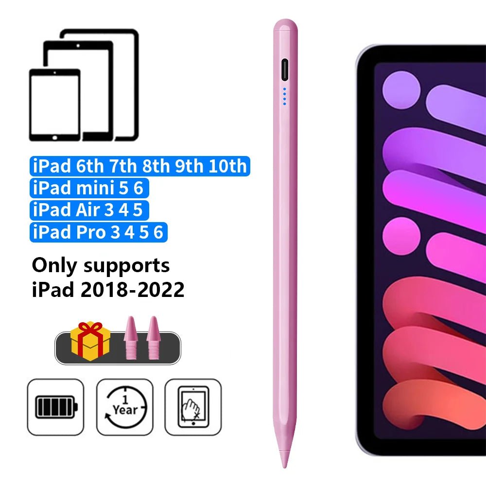 Stylus Pen For 2025 iPad Apple Pencils Touch For iPad A16 Air 11 5 4 Pro 11th 13 12.9 M4 M3 M2 Pencil 10.9 10th 9th Gen Mini 7 6 - Cozy & Co. Market