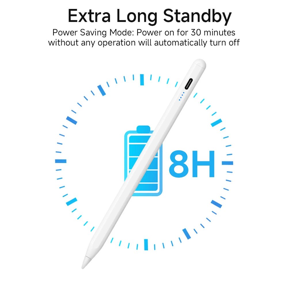 Stylus Pen for Apple IPad for IPad Pencil Accessories 2025 A16 10th 11th Gen Pro Air Mini Palm Rejection Power Display Stylus - Cozy & Co. Market