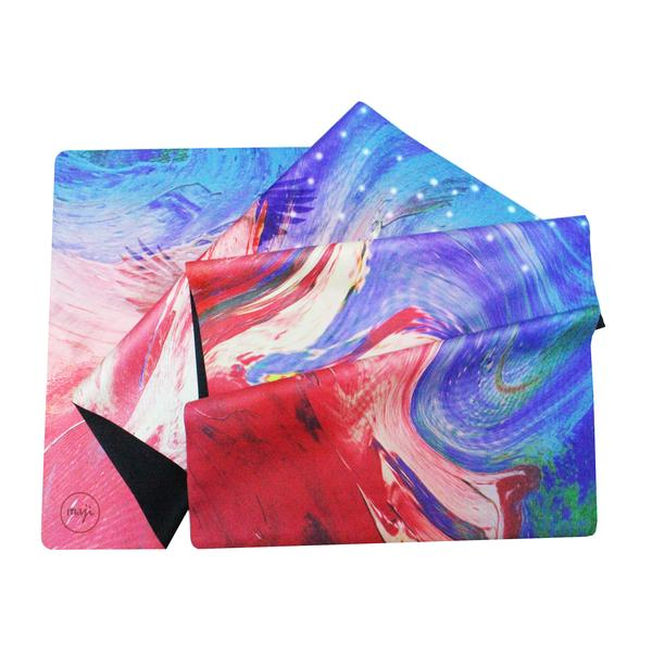 Suede & Natural Rubber Travel Yoga Mat - Cozy & Co. Market