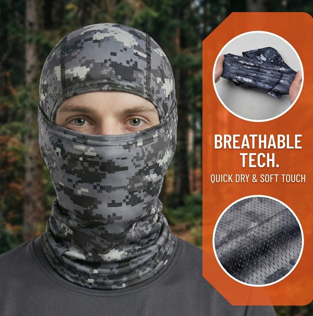 Summer Men's Women's Elastic Breathable Balaclava Hat Sunscreen Cycling Full Face Mask Scarf For Hiking Fishing Skiing - Cozy & Co. Market