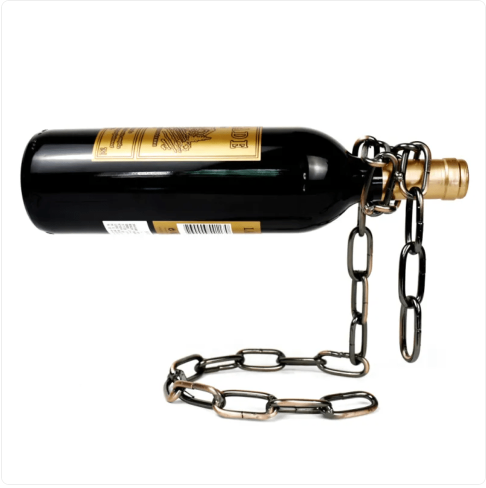 Suspension Chain Wine Rack Metal Holder - Cozy & Co. Market