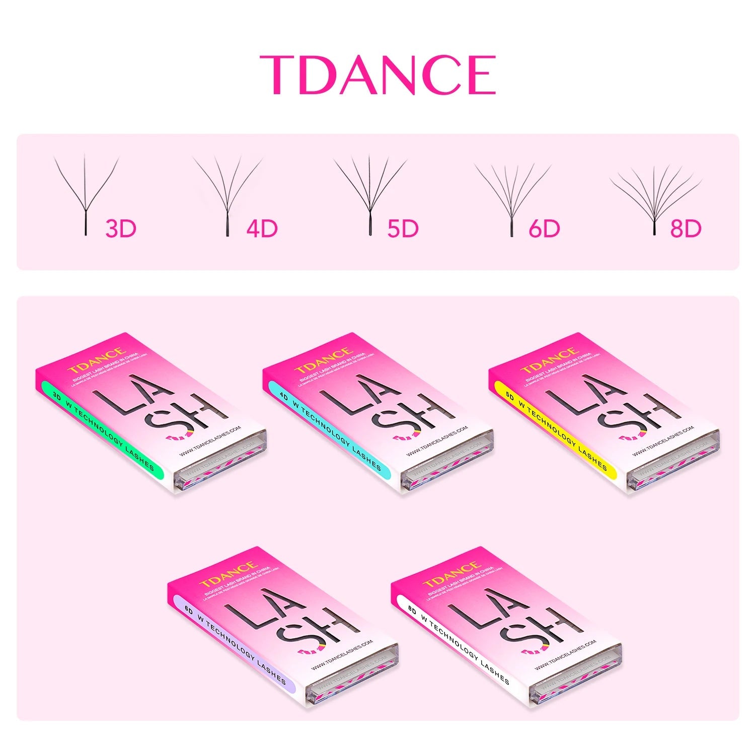 TDANCE 3D 4D 5D 6D Premade Fans Eyelash Extension W Style Faux Mink Natural Soft Bloom Lash Automatic Flowering Volume Eyelashes - Cozy & Co. Market