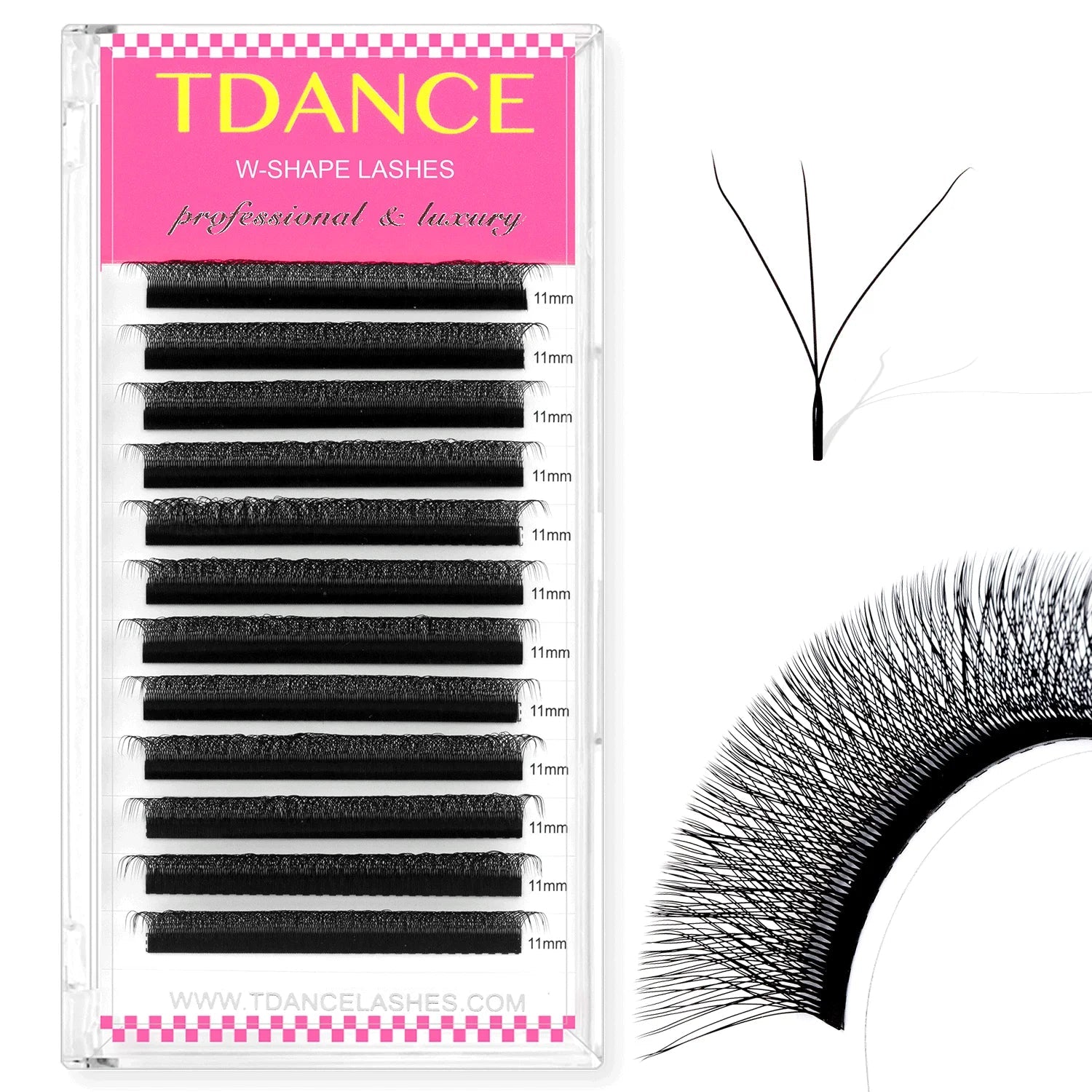 TDANCE 3D 4D 5D 6D Premade Fans Eyelash Extension W Style Faux Mink Natural Soft Bloom Lash Automatic Flowering Volume Eyelashes - Cozy & Co. Market