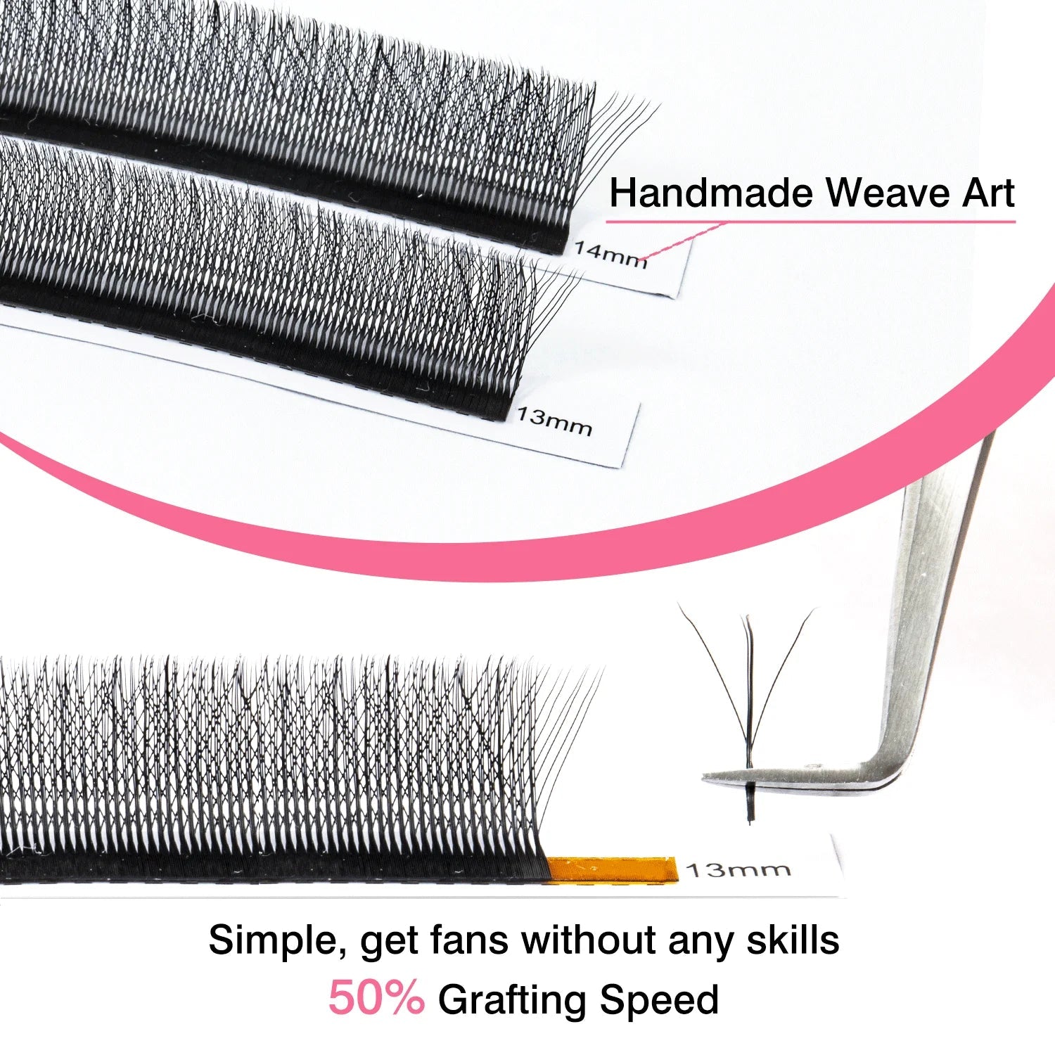 TDANCE 3D 4D 5D 6D Premade Fans Eyelash Extension W Style Faux Mink Natural Soft Bloom Lash Automatic Flowering Volume Eyelashes - Cozy & Co. Market