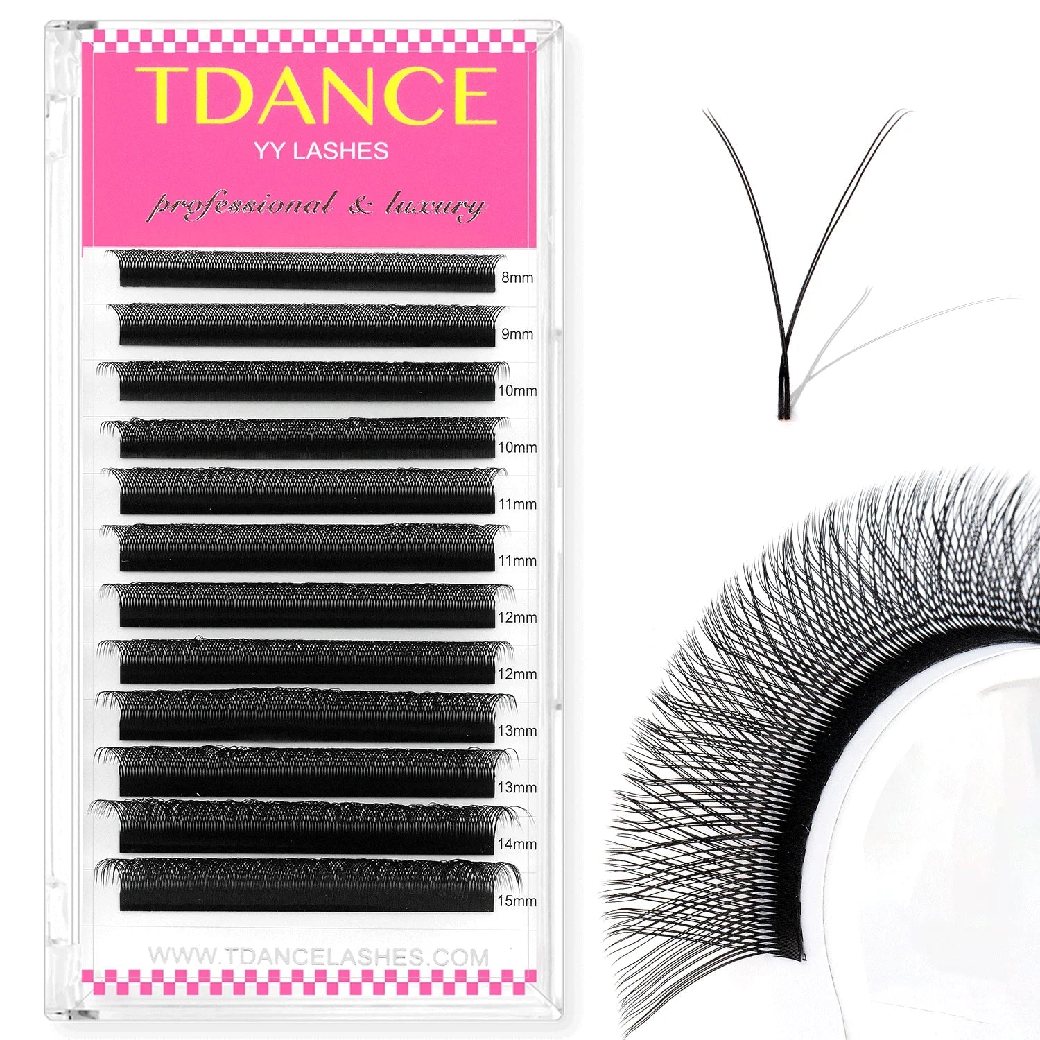 TDANCE 3D 4D 5D 6D Premade Fans Eyelash Extension W Style Faux Mink Natural Soft Bloom Lash Automatic Flowering Volume Eyelashes - Cozy & Co. Market