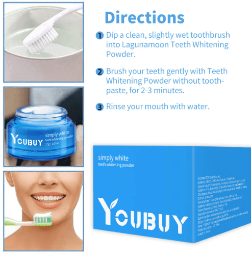 Teeth Whitening Brightening Powder - Cozy & Co. Market