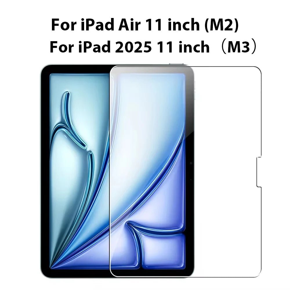 Tempered Glass For iPad 10th 9th Generation A16 Pro 12.9 11 13 2025 Screen Protector For ipad Air 4 5 Mini 6 7 7th 8th 10.2 Film - Cozy & Co. Market
