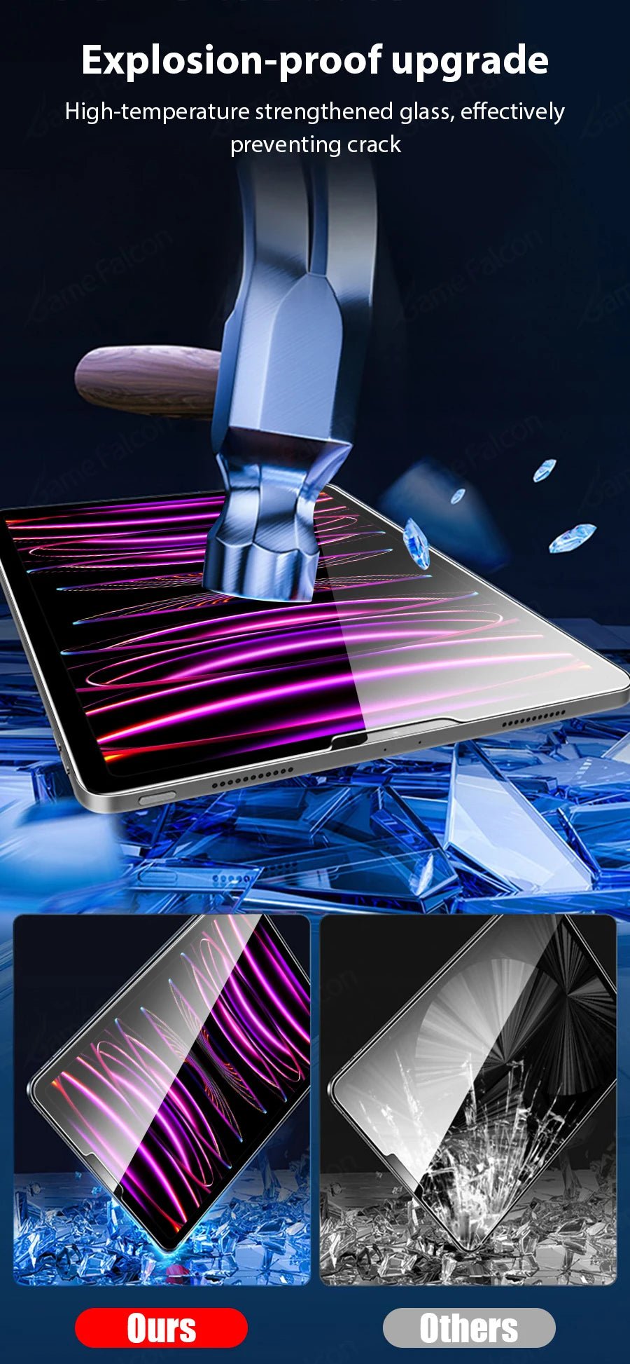 Tempered Glass For iPad 10th 9th Generation A16 Pro 12.9 11 13 2025 Screen Protector For ipad Air 4 5 Mini 6 7 7th 8th 10.2 Film - Cozy & Co. Market