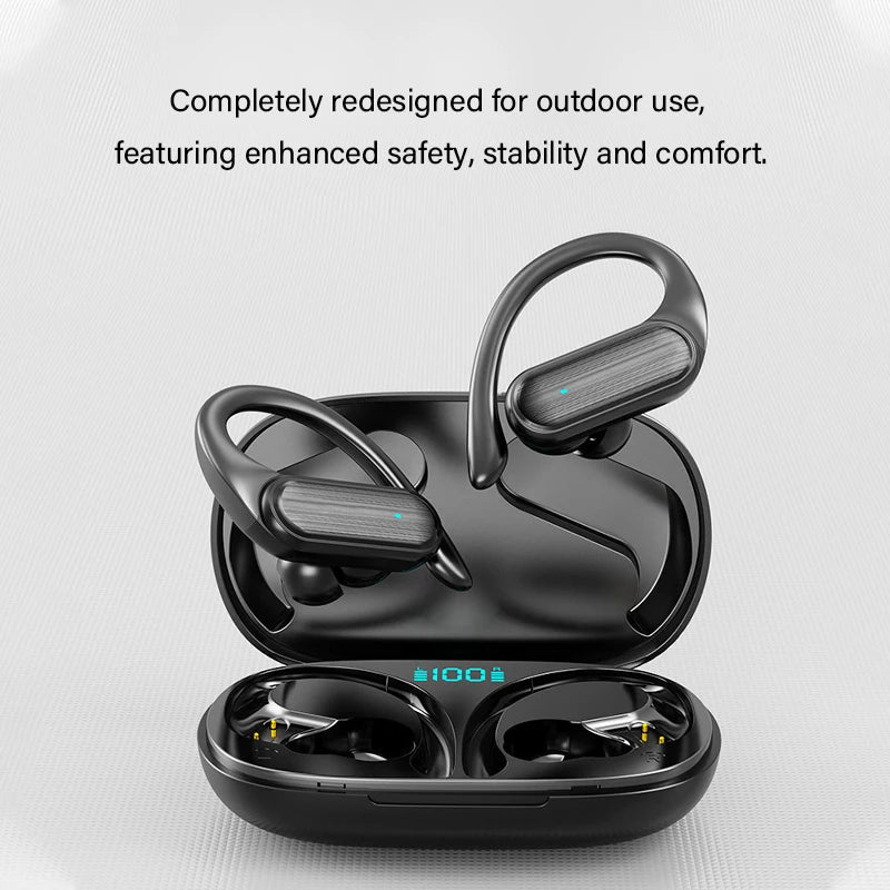 The A520 wireless BT headphones feature high-quality, high-definition sound, stereo earbuds, sweat-proof touch lights - Cozy & Co. Market
