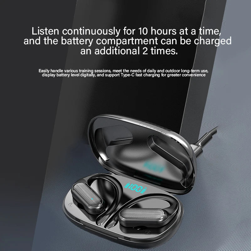 The A520 wireless BT headphones feature high-quality, high-definition sound, stereo earbuds, sweat-proof touch lights - Cozy & Co. Market
