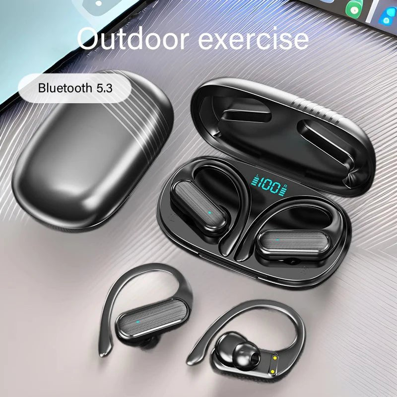 The A520 wireless BT headphones feature high-quality, high-definition sound, stereo earbuds, sweat-proof touch lights - Cozy & Co. Market