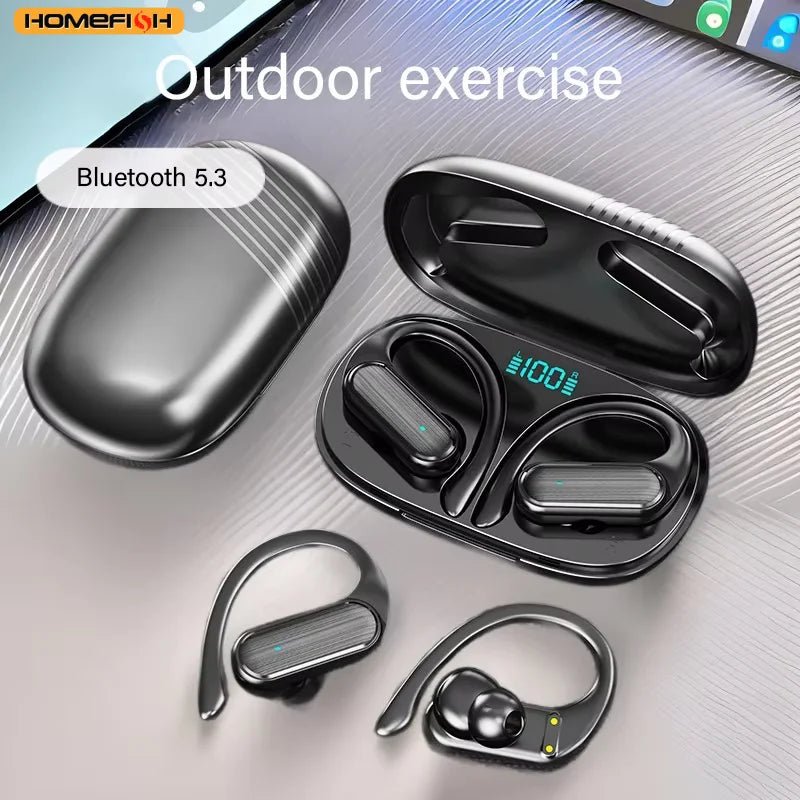 The A520 wireless BT headphones feature high-quality, high-definition sound, stereo earbuds, sweat-proof touch lights - Cozy & Co. Market