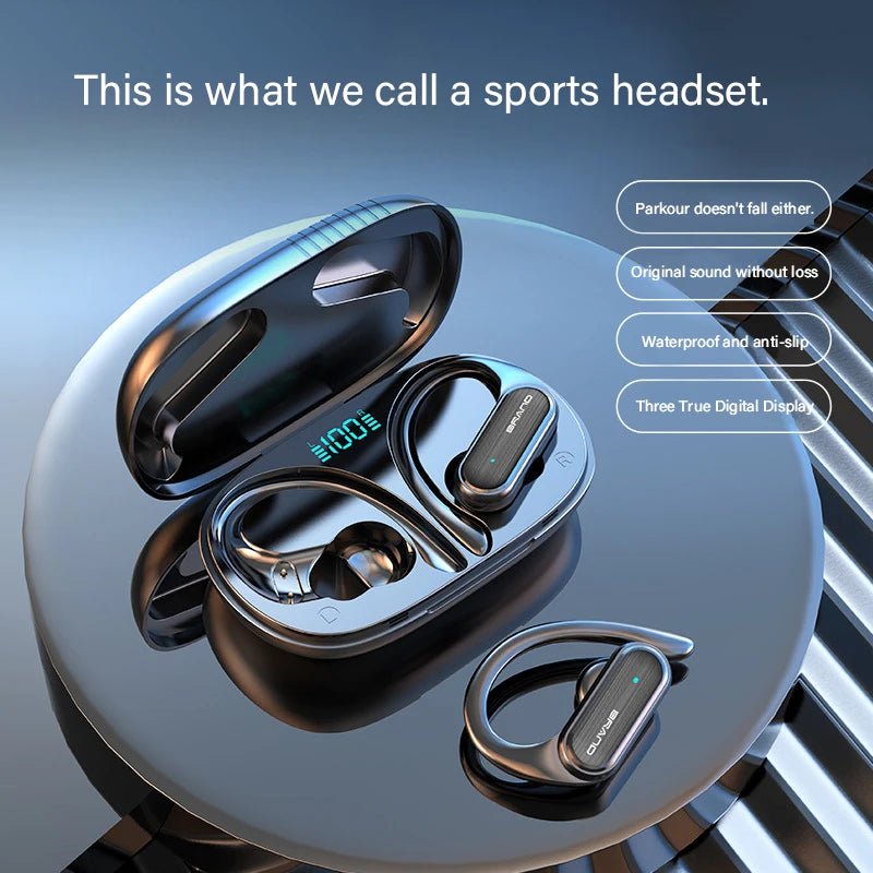 The A520 wireless BT headphones feature high-quality, high-definition sound, stereo earbuds, sweat-proof touch lights - Cozy & Co. Market
