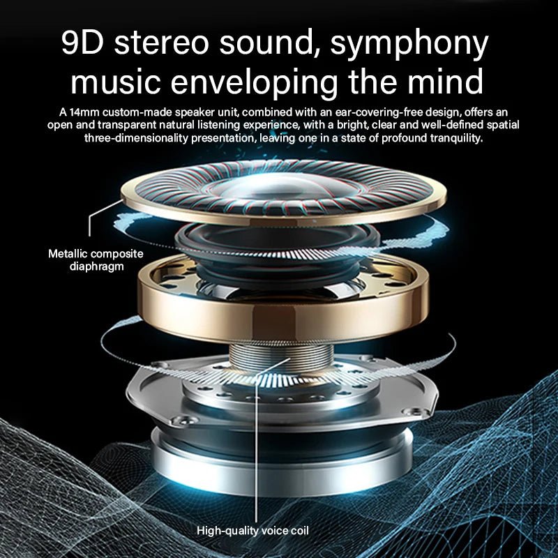 The A520 wireless BT headphones feature high-quality, high-definition sound, stereo earbuds, sweat-proof touch lights - Cozy & Co. Market