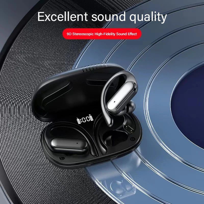 The A520 wireless BT headphones feature high-quality, high-definition sound, stereo earbuds, sweat-proof touch lights - Cozy & Co. Market