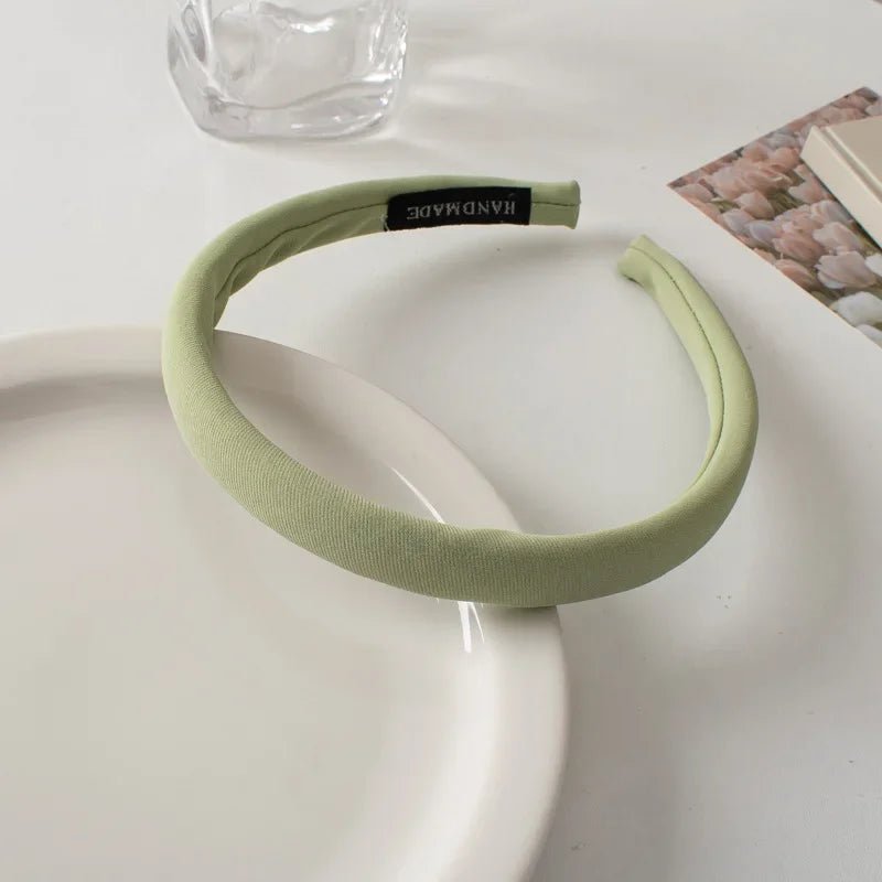 Thin Sponge Hairband 2024 Spring Summer Women's Girls Elegant Head Band Makeup Face Wash Hair Hoop Fashion Hair Accessories - Cozy & Co. Market
