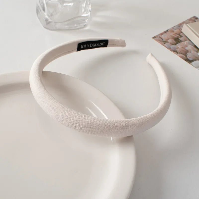 Thin Sponge Hairband 2024 Spring Summer Women's Girls Elegant Head Band Makeup Face Wash Hair Hoop Fashion Hair Accessories - Cozy & Co. Market
