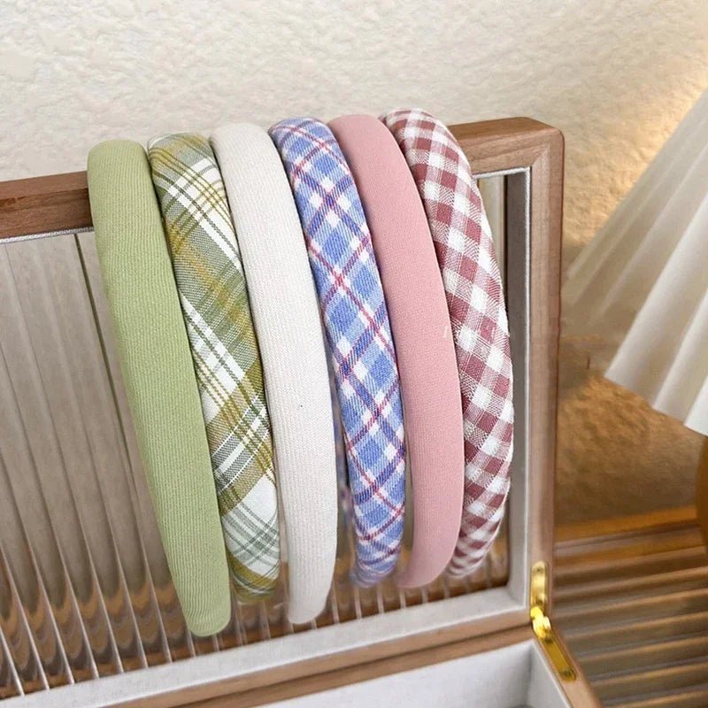 Thin Sponge Hairband 2024 Spring Summer Women's Girls Elegant Head Band Makeup Face Wash Hair Hoop Fashion Hair Accessories - Cozy & Co. Market