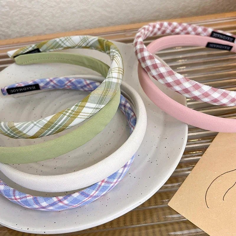 Thin Sponge Hairband 2024 Spring Summer Women's Girls Elegant Head Band Makeup Face Wash Hair Hoop Fashion Hair Accessories - Cozy & Co. Market